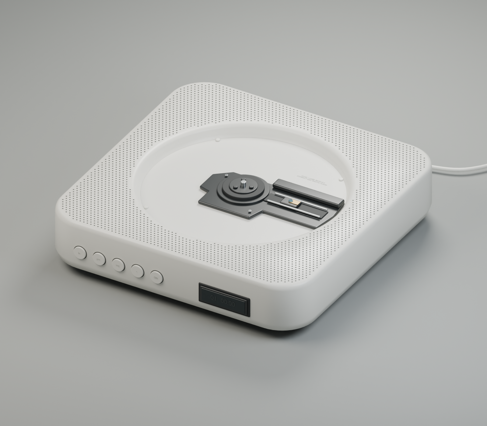 Blender studio model from the local 3D project archive; a model study, separate from the app recording.